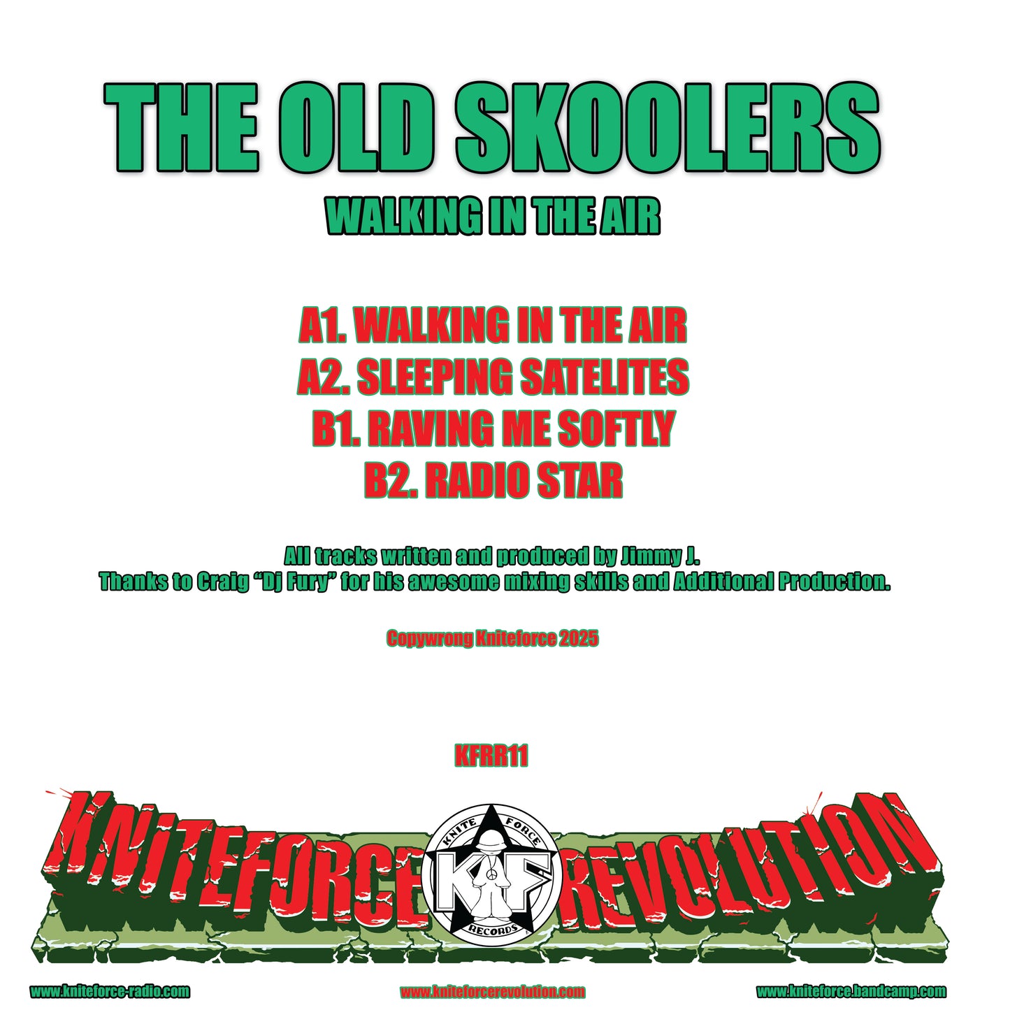 The Old Skoolers - Walking In The Air (Colour Vinyl Version)