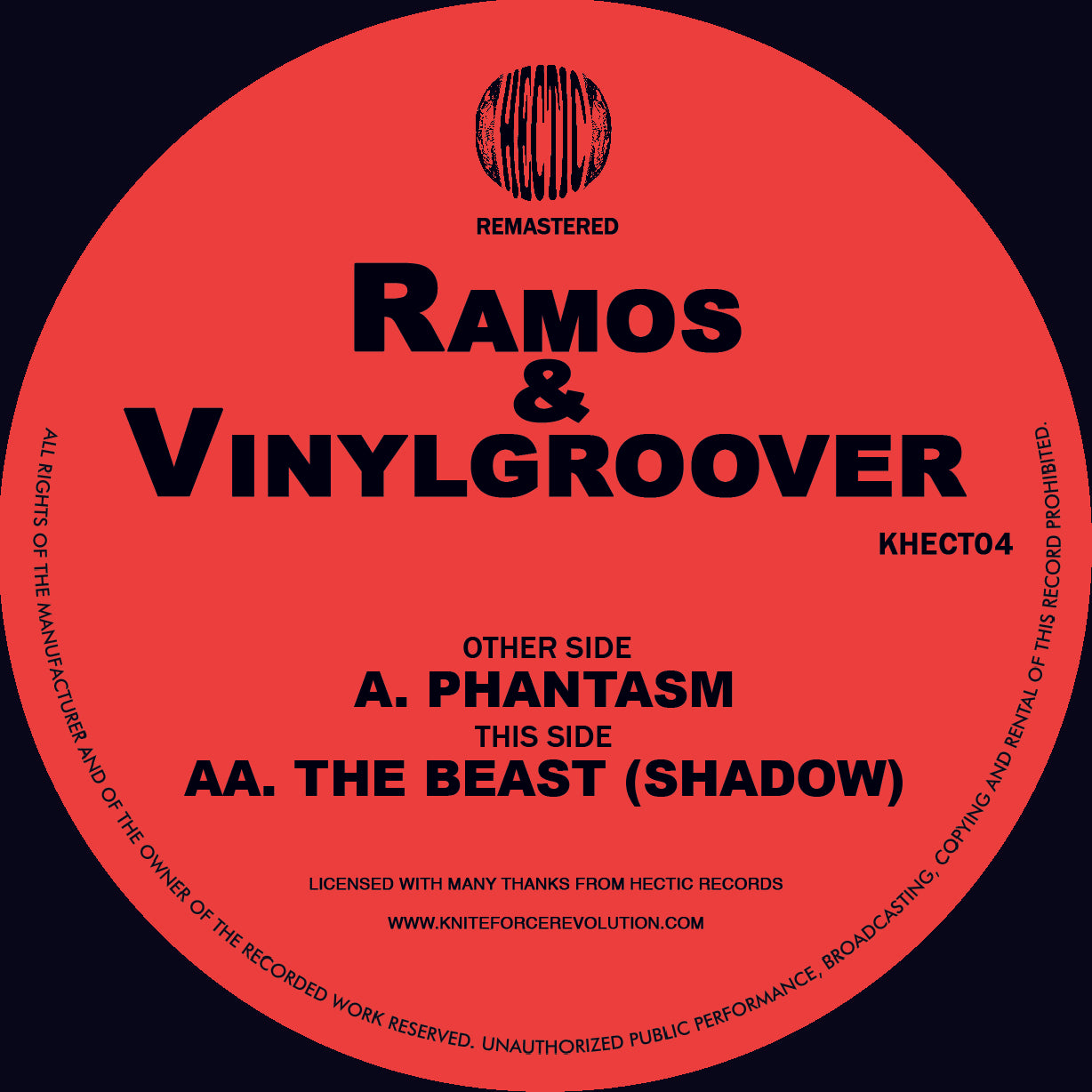 Ramos & Vinylgroover - Phatasm EP (Red Marble Version)