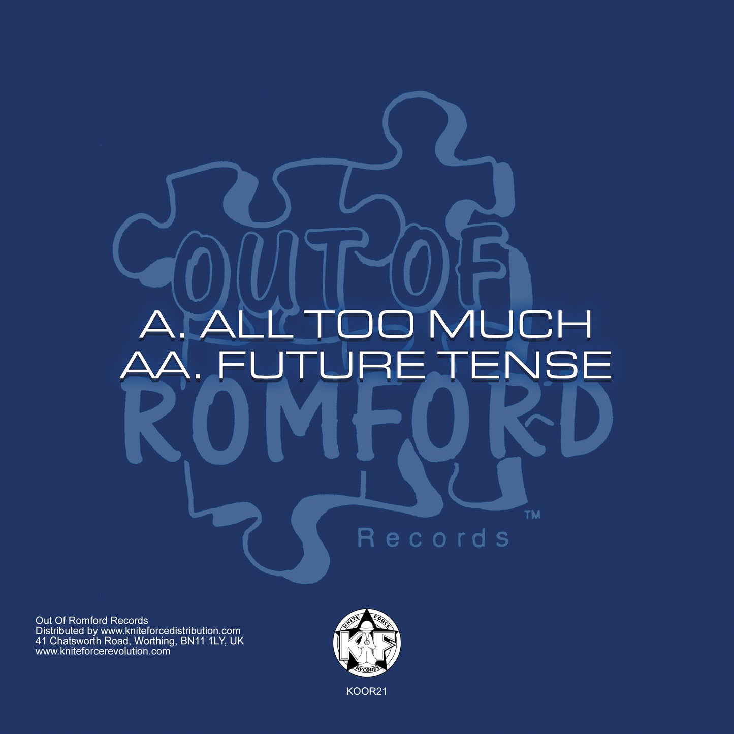 New Decade - All Too Much/Future Tense (Limited Blue Splatter Version)