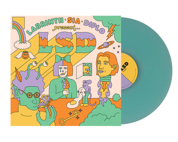 LSD - LABRINTH, SIA & DIPLO PRESENT... LSD (5th Anniversary Edition) [Sea Glass LP]
