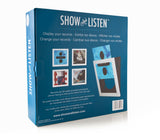 SHOW AND LISTEN - White LP Flip Frame 4 Pack