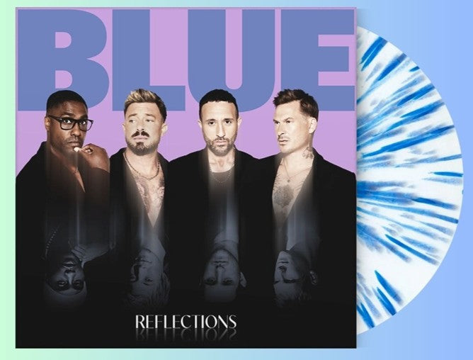 BLUE - Reflections (White/Blue Splatter Vinyl) (Signer Edition)