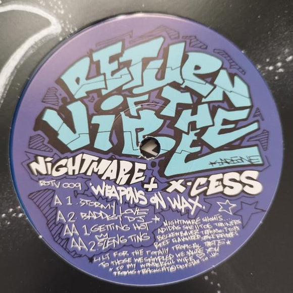 Nightmare & Dj X-cess - Weapons On Wax EP [printed sleeve]