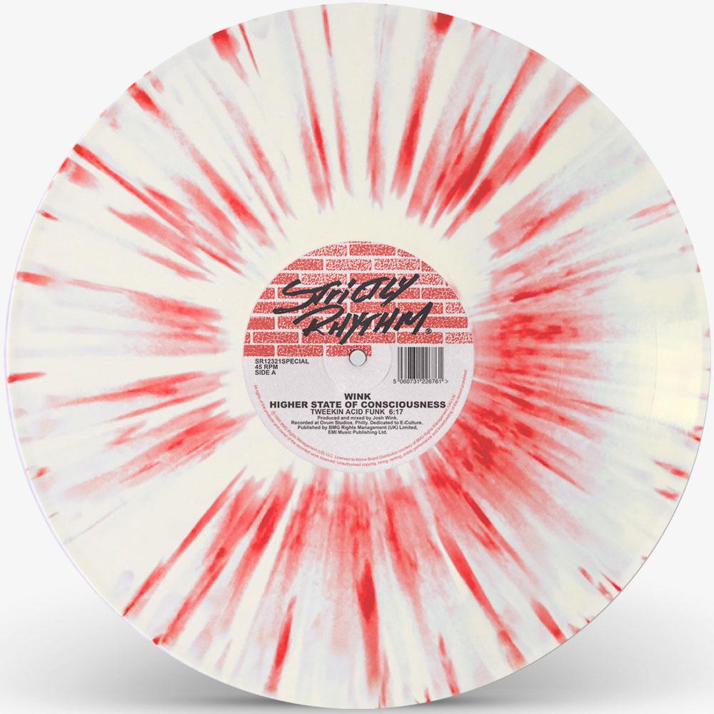 WINK - HIGHER STATE OF CONSCIOUSNESS - (Red / White Splatter Vinyl)
