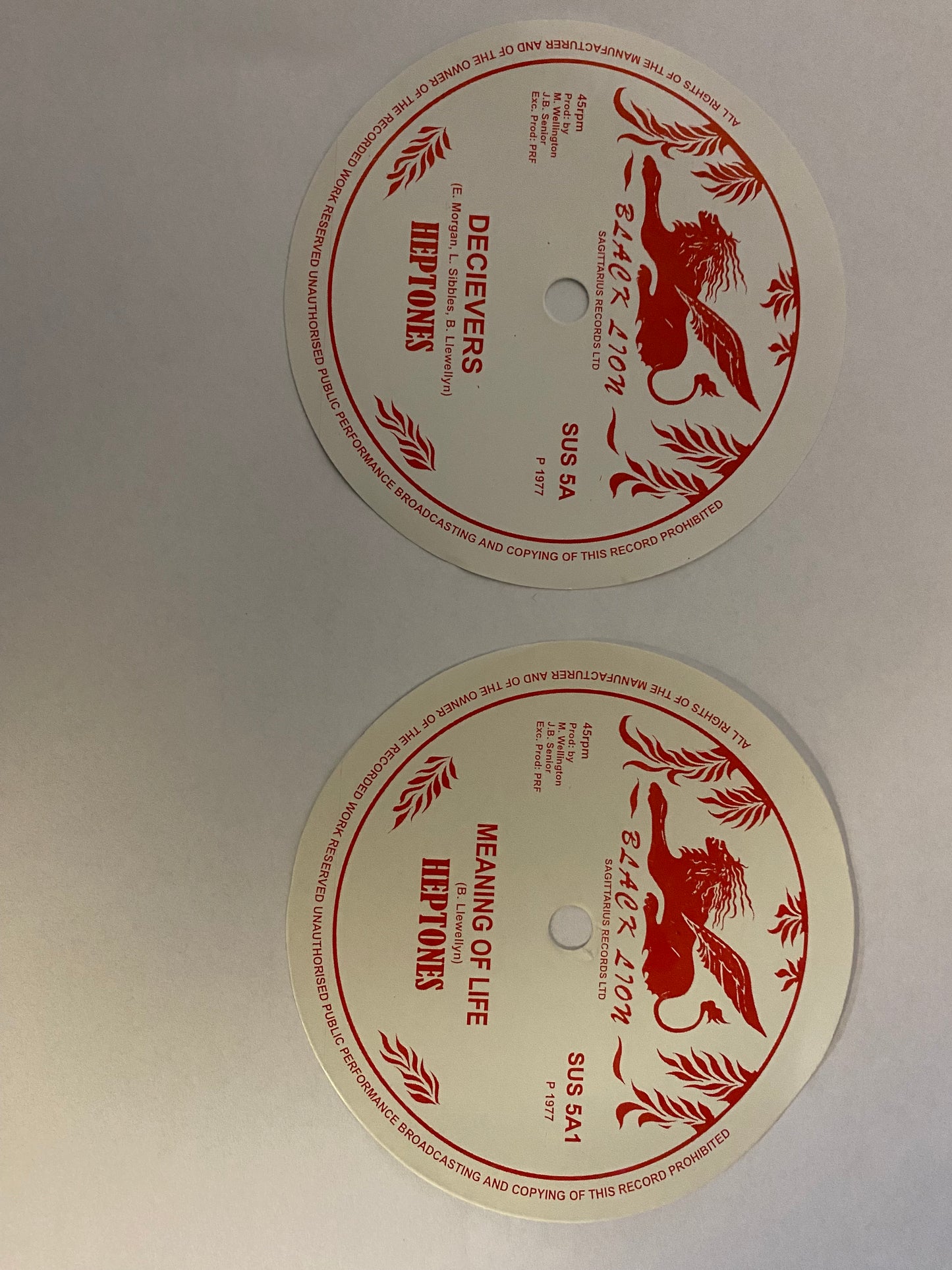 Heptones - Deceivers / Meaning of Life