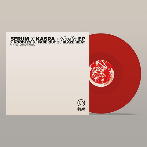 Serum & Kasra - Noodles EP [full colour embossed sleeve / red vinyl / incl dl code]
