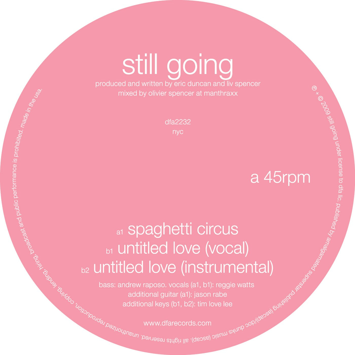 Still Going - Spaghetti Circus