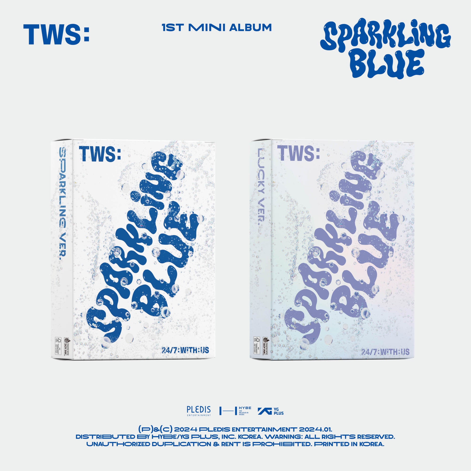 TWS - TWS 1st Mini Album 'Sparkling Blue' (Lucky Ver.) [CD