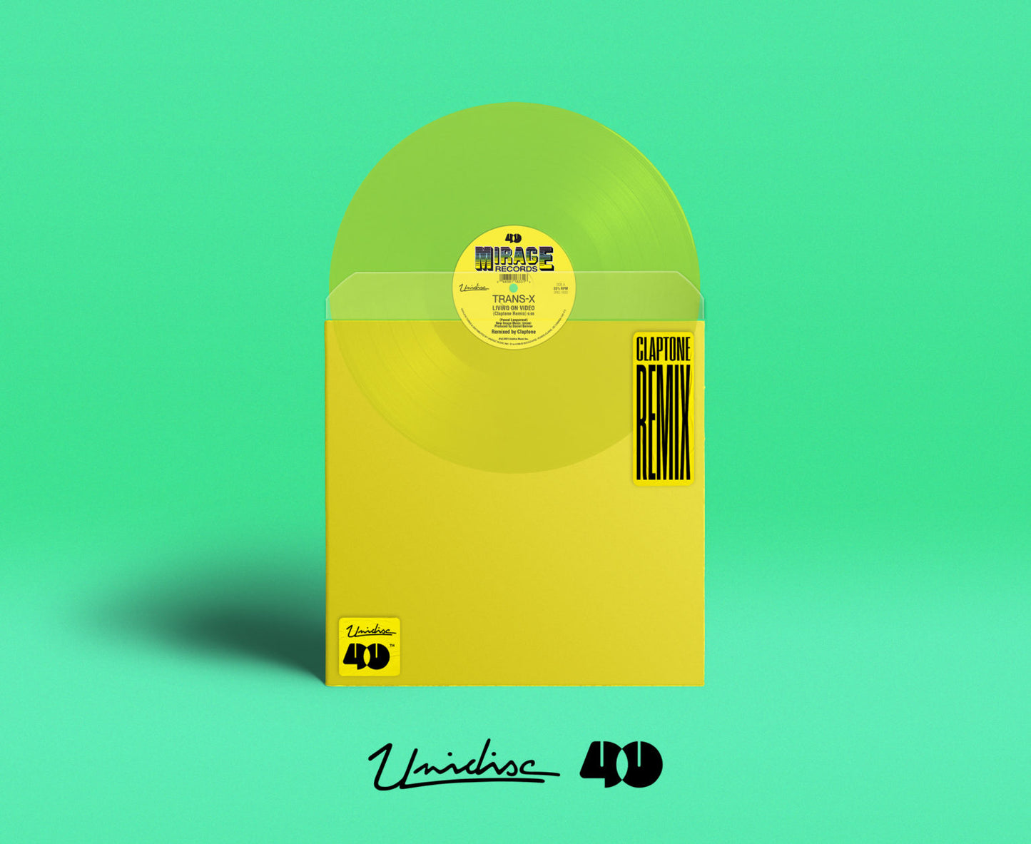 Trans-X - Living On Video Feat. Claptone Remix (Yellow Vinyl Pressing)
