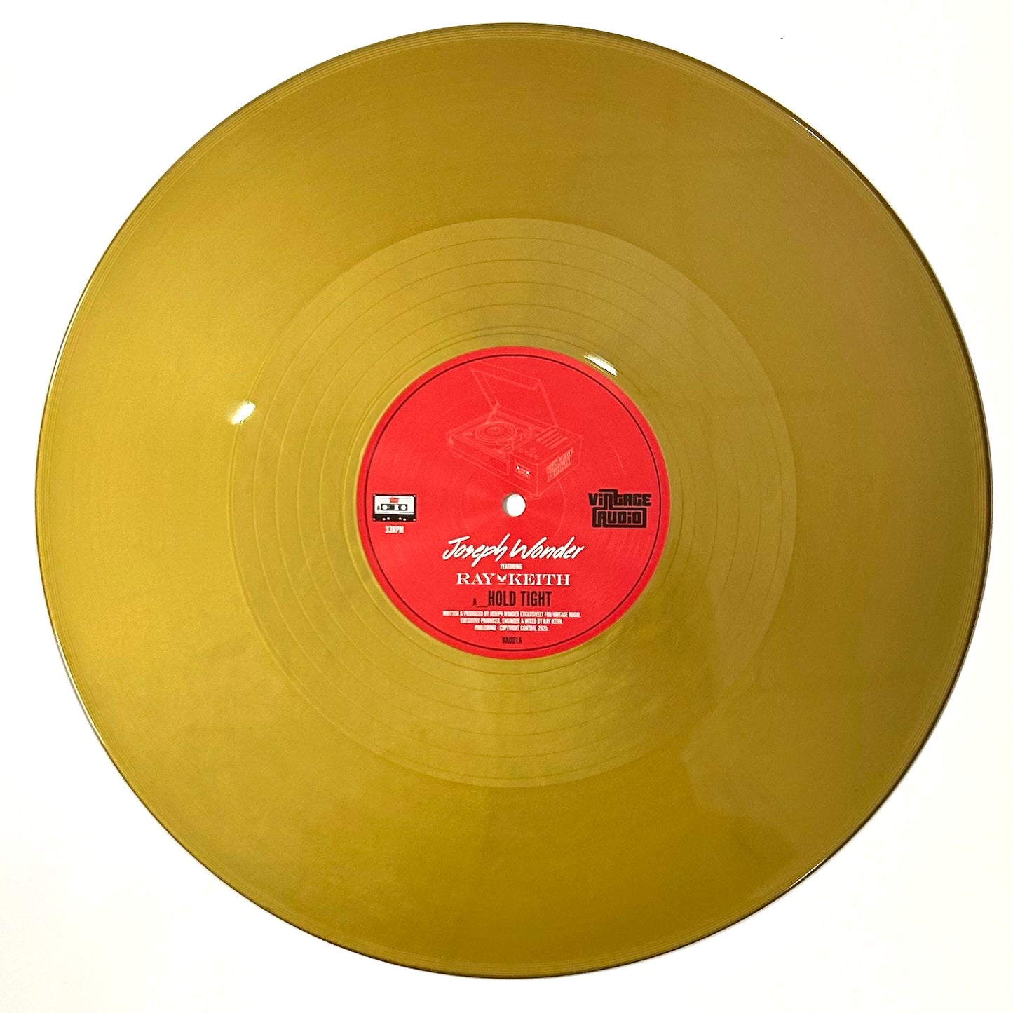 Joseph Wonder Feat. Ray Keith - Hold Tight EP (Gold Vinyl Version)