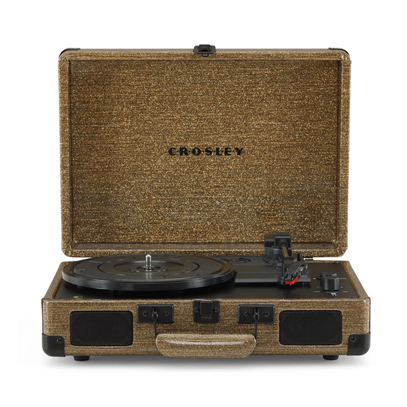 Crosley Cruiser Plus Deluxe Soft Gold Bluetooth Turntable (100th Anniversary)