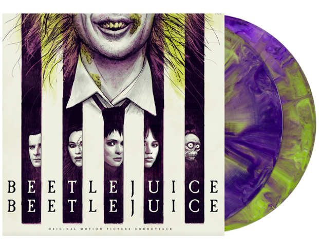 OST: BEETLEJUICE BEETLEJUICE (2lp Lime Green & Purple Hand Pour Coloured Vinyl)