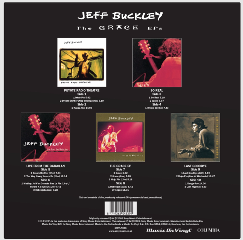 Jeff Buckley - Grace EP's (5 12" Black)