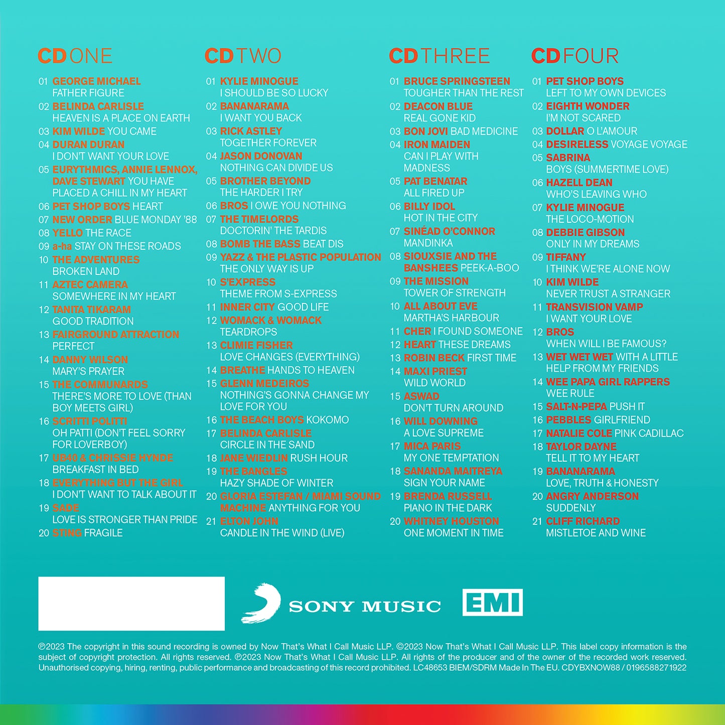 NOW – Yearbook 1988 (Special Edition CD Booklet)