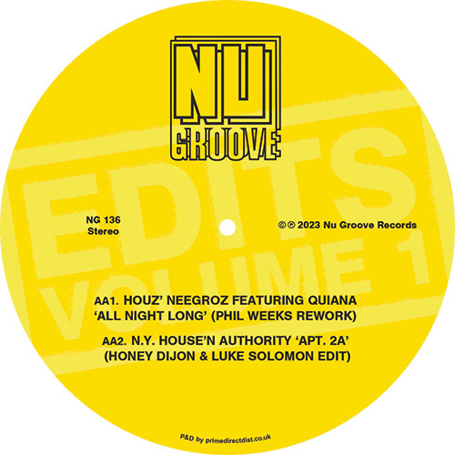 Various Artists - Nu Groove Edits, Vol. 1