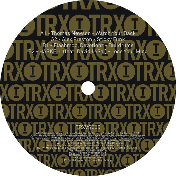 Thomas Newson / Alex Preston / Flashmob / HASKELL - Toolroom Trax Sampler Vol. 5