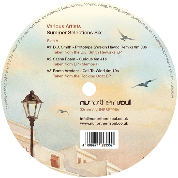BJ Smith / Sasha Foam / Roots Artefact / Visions of Light / Lonely Deckchair / Perth Lewis - Summer Selections Six