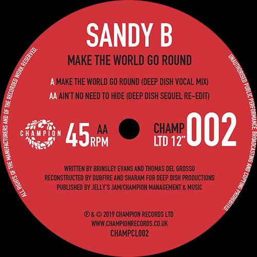 Sandy B - Make The World Go Round
