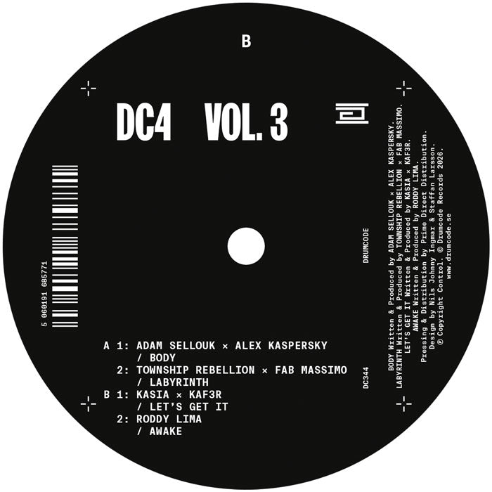 Adam Sellouk & Alex Kaspersky / Township Rebellion & Fab Massimo / KASIA & KAF3R / Roddy Lima - DC4 Vol. 3