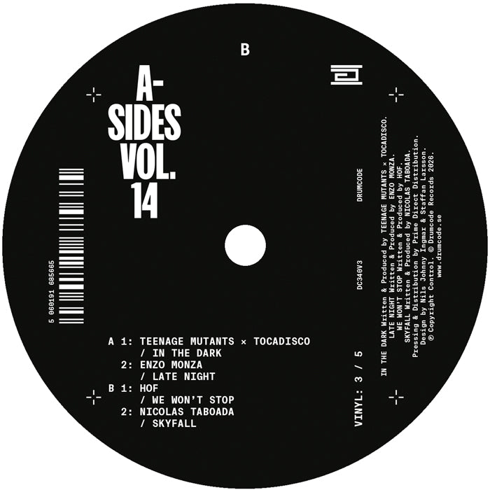 Teenage Mutants / Tocadisco / Enzo Monza / HOF / Nicolas Taboada - A-Sides Vol. 14 V3