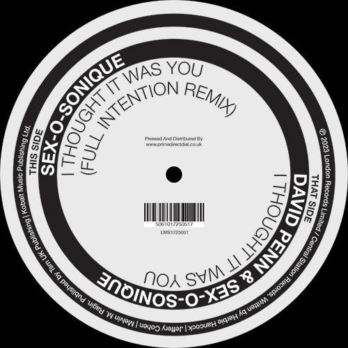 David Penn & Sex-O-Sonique - I Thought It Was You