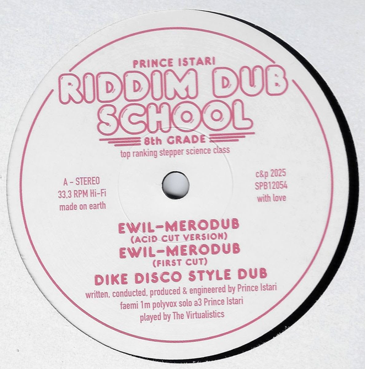 Prince Istari - Riddim Dub School 8th Grade