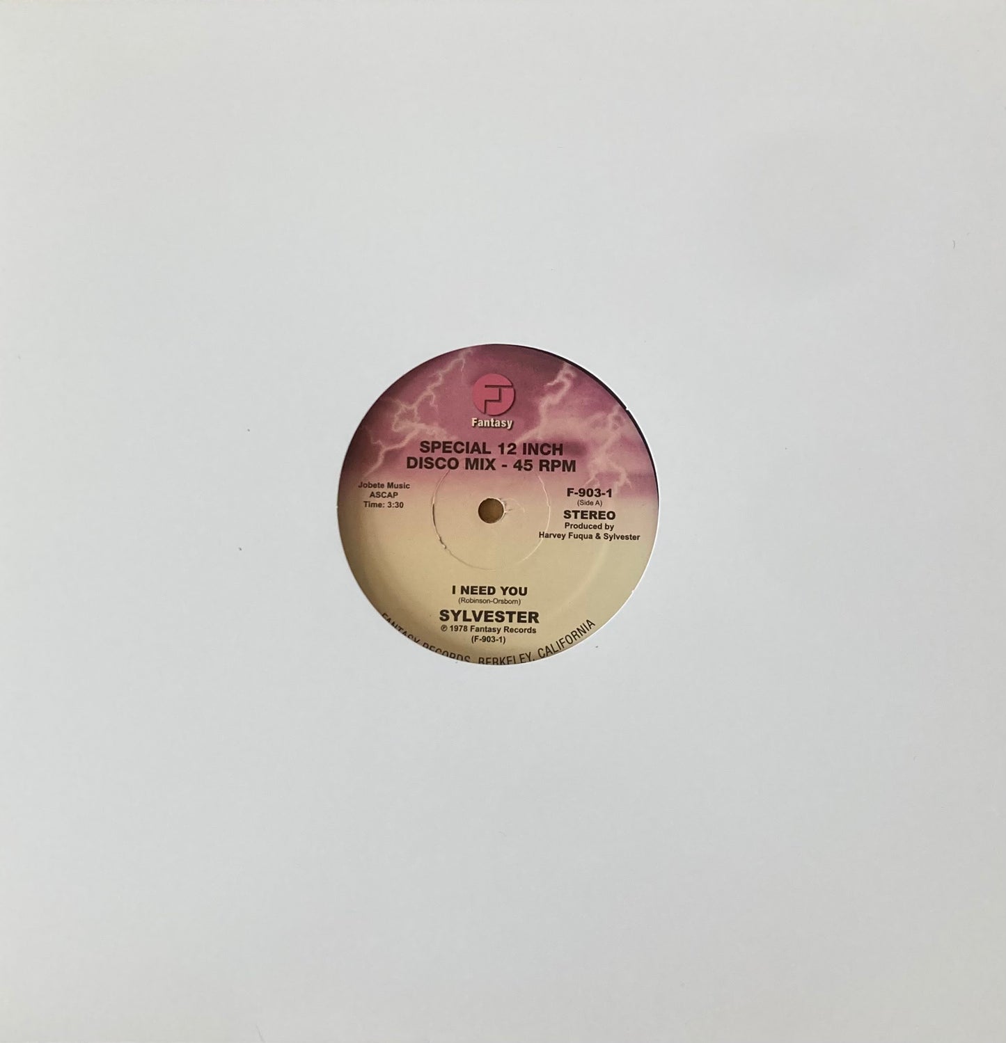 Sylvester - I Need You (Ron Hardy Edit)
