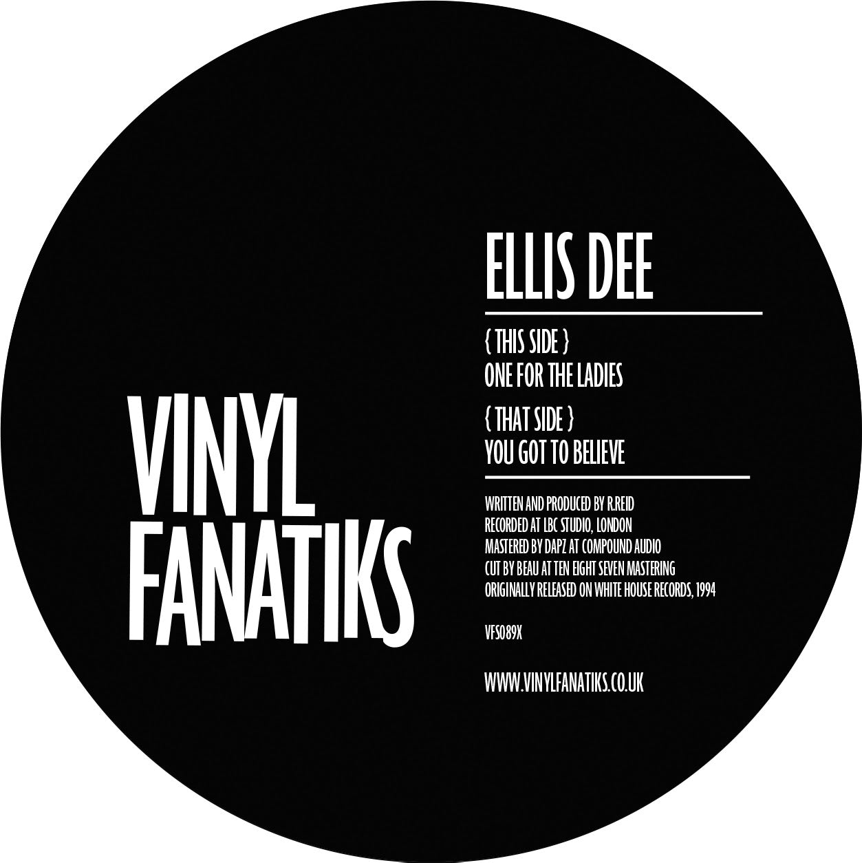 Ellis Dee - One For The Ladies / You Got To Believe