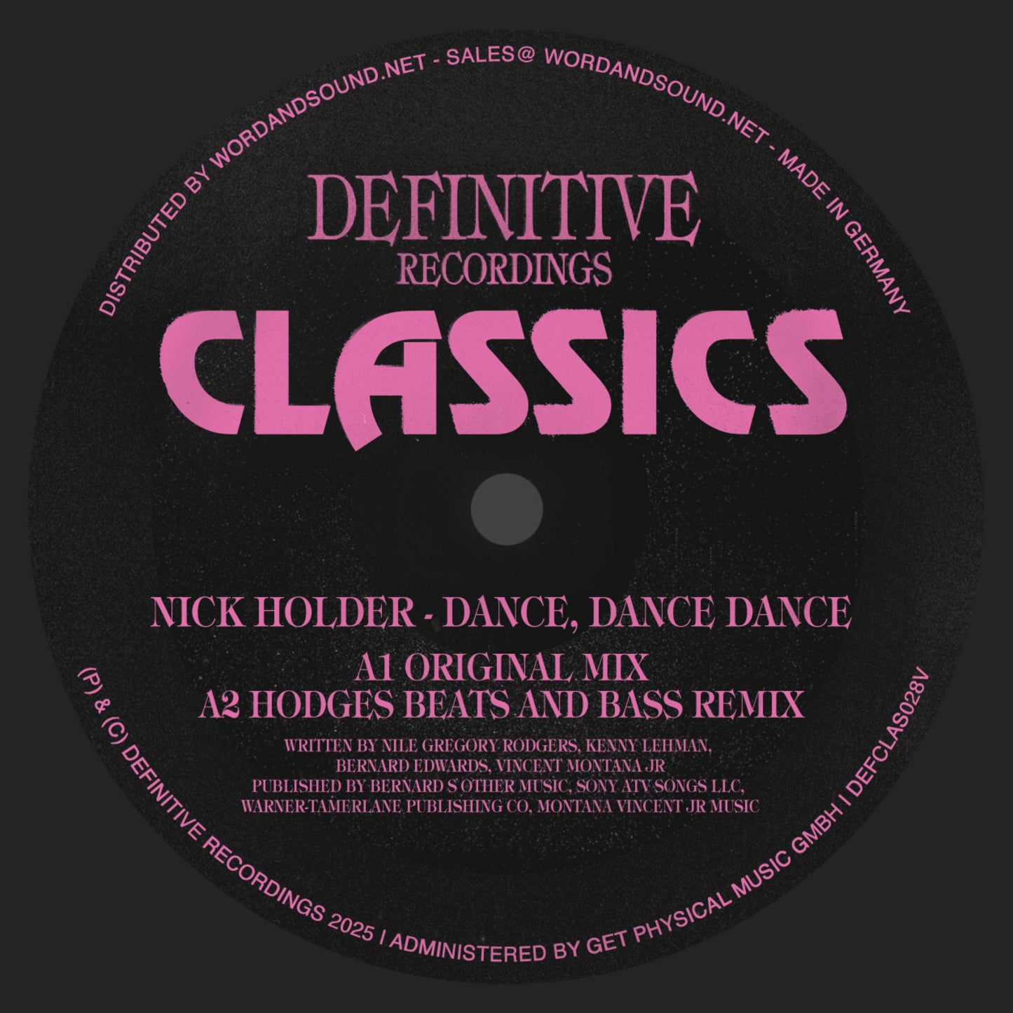 Nick Holder - Dance, Dance, Dance