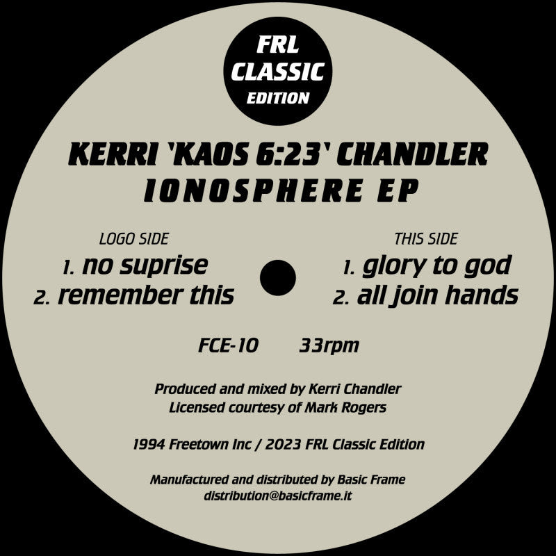 Kerri Chandler - Ionosphere EP
