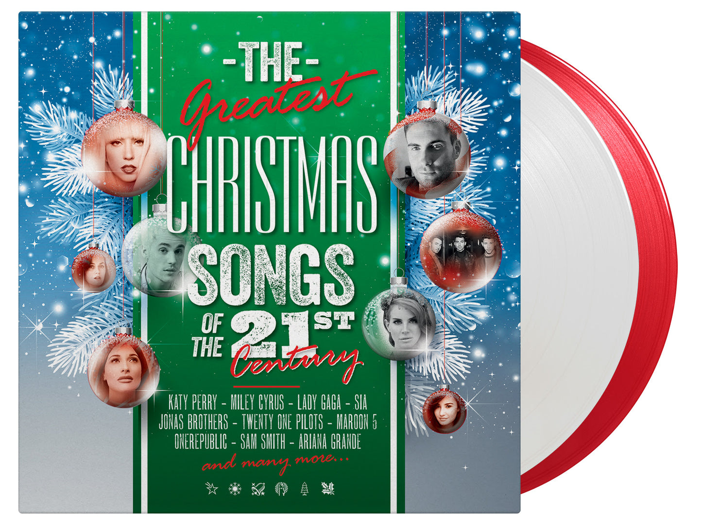 Various Artists - Greatest Christmas Songs Of The 21st Century (2LP White & Red Coloured)