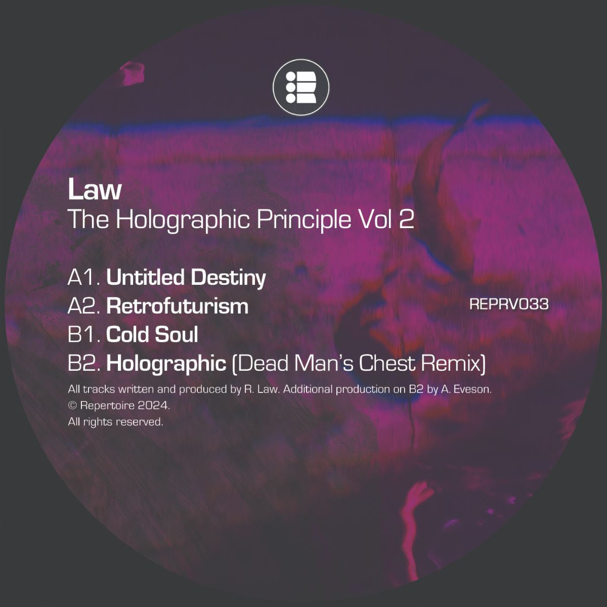 Law - Holographic Principle Volume 2