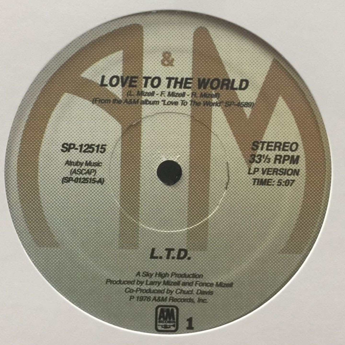 L.T.D. - Love To The World
