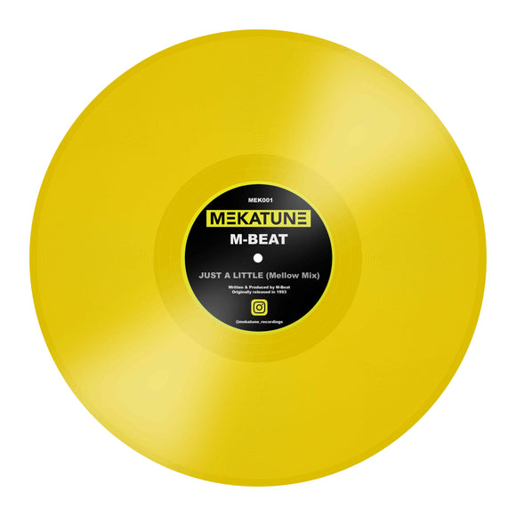 M-Beat - Just A Little (Mellow Mix) / Just A Little (Stink Mix) [180g Yellow Vinyl]