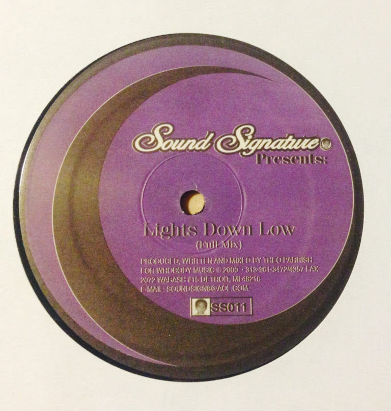 Theo Parrish - Lights Down Low