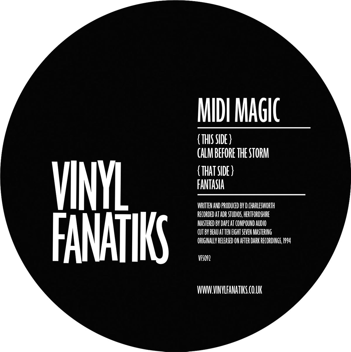 Midi Magic AKA Dave Charlesworth - Calm Before The Storm / Fantasia