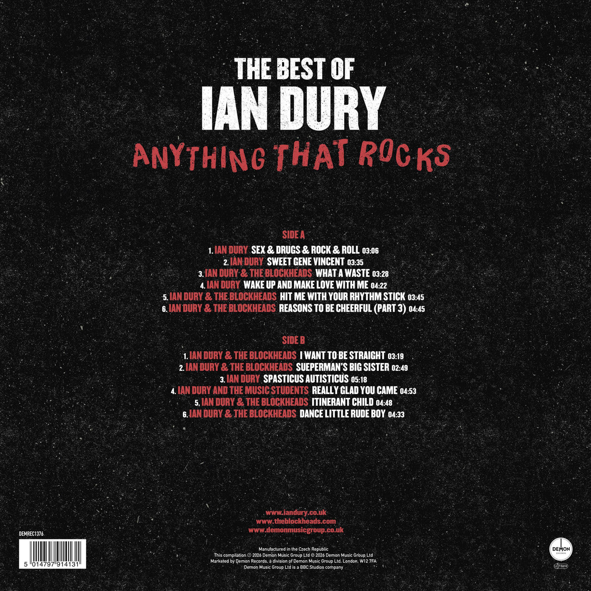 Ian Dury - Anything That Rocks - The Best Of