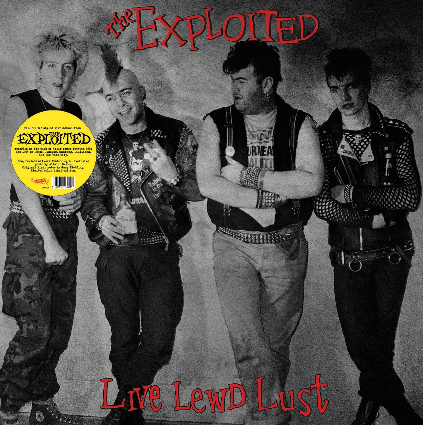 EXPLOITED - Live Lewd Lust (Yellow Vinyl)