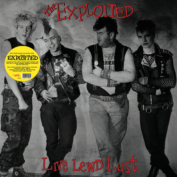 EXPLOITED - Live Lewd Lust  (Yellow Vinyl)