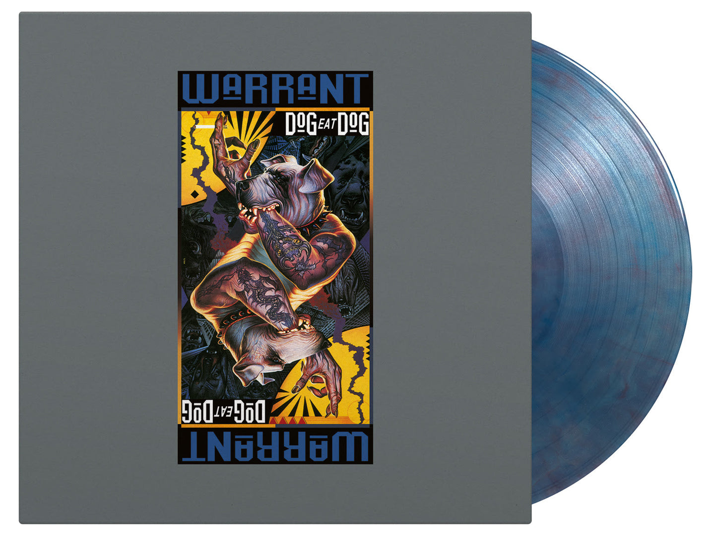 Warrant - Dog Eat Dog (1LP Blue & Red Marbled Coloured)
