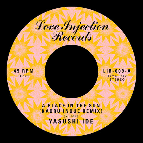 Yasushi Ide - A Place In The Sun (Yellow Translucent 7" Vinyl)