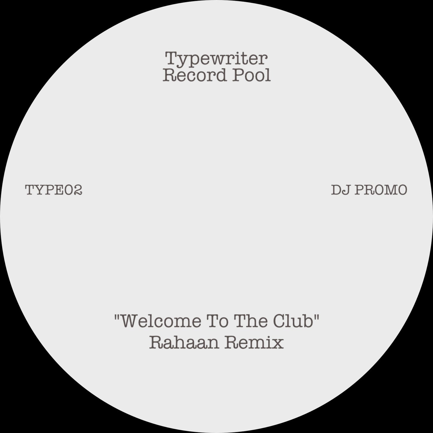Rahaan - Welcome To The Club