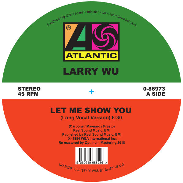 LARRY WU - LET ME SHOW YOU (OFFICIAL 2018 REISSUE)