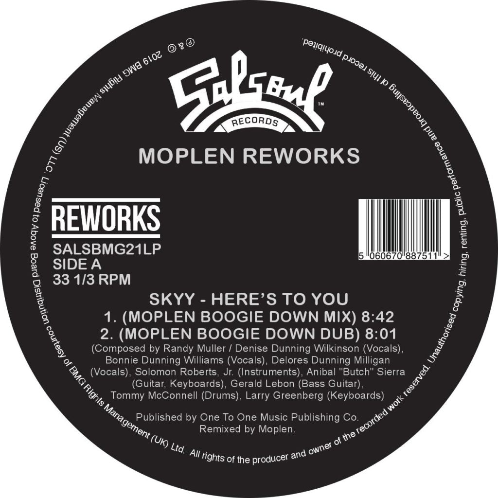 SKYY/THE SALSOUL ORCHESTRA - Moplen Reworks