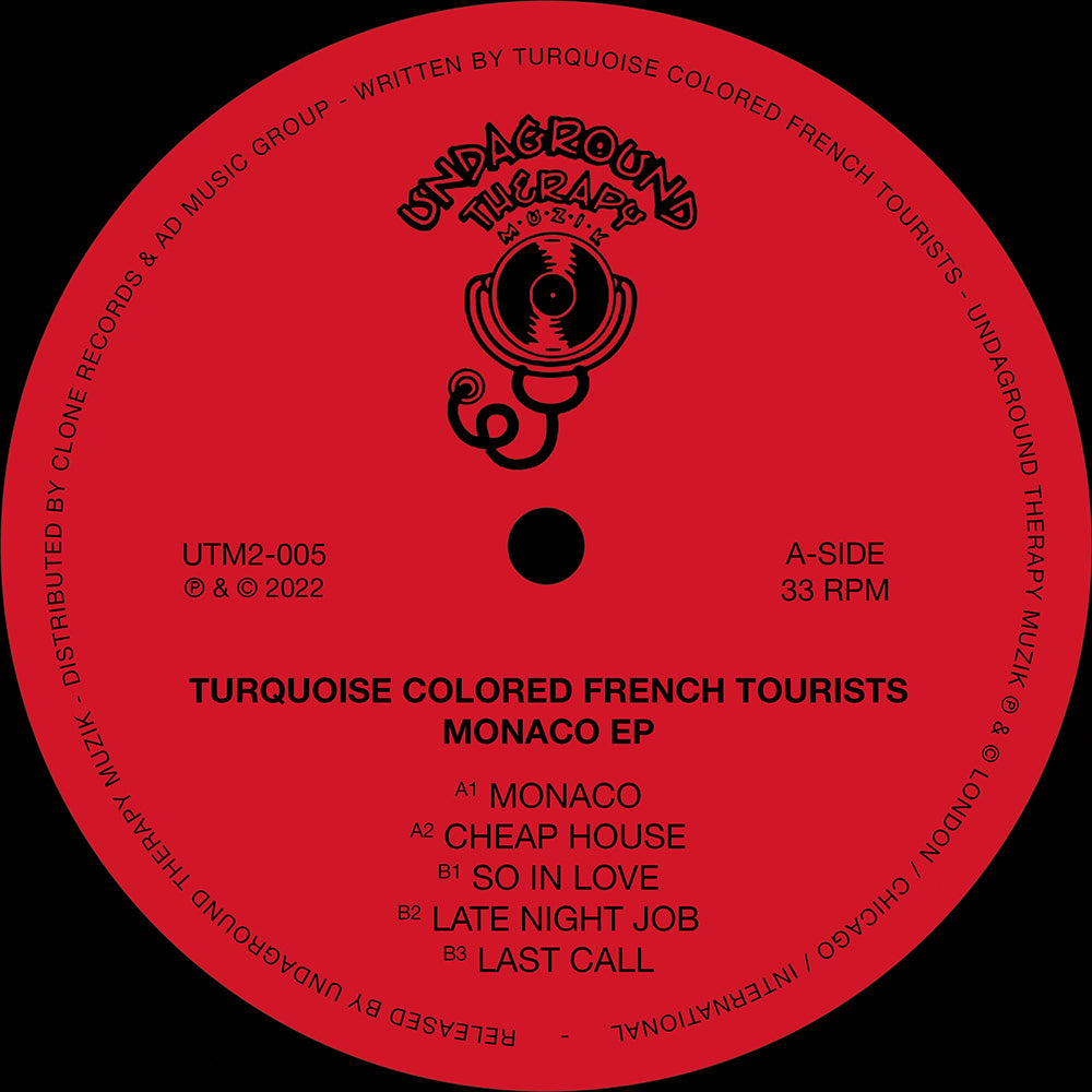 Turquoise Colored French Tourists - Monaco EP