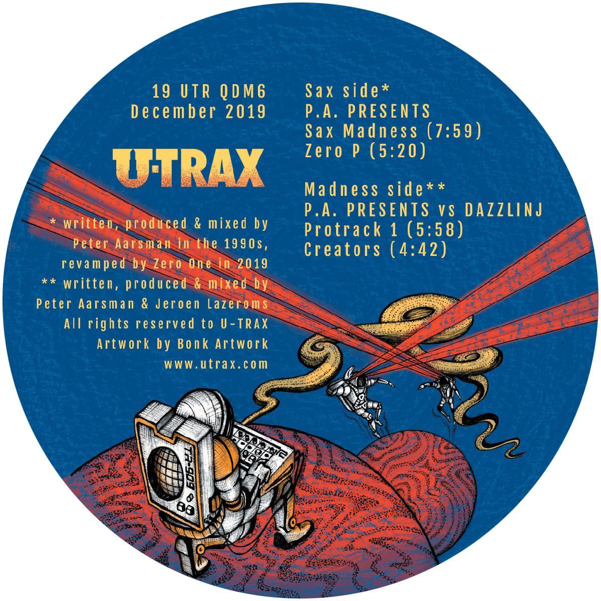 P.A. Presents - Sax Madness EP (Clear Vinyl) (Includes Poster)