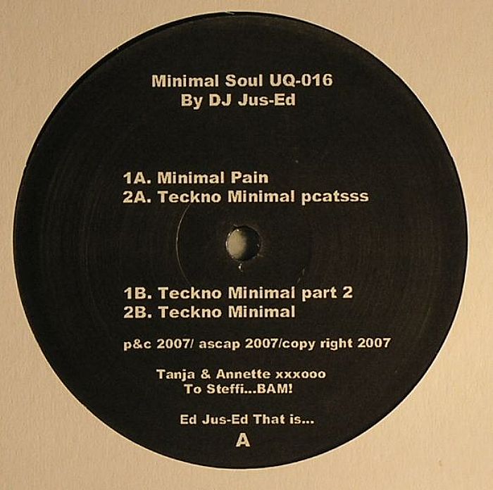 DJ Jus-Ed – Minimal Soul