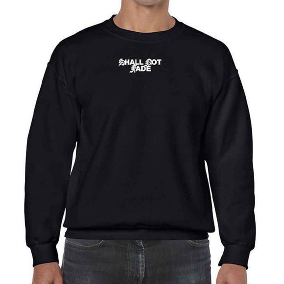 Shall Not Fade Logo Sweater Black & White [M]