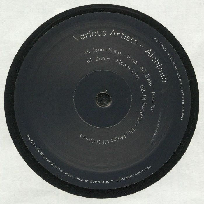 Jonas KOPP / EVOD / ZADIG / DJ SURGELES - Alchimia