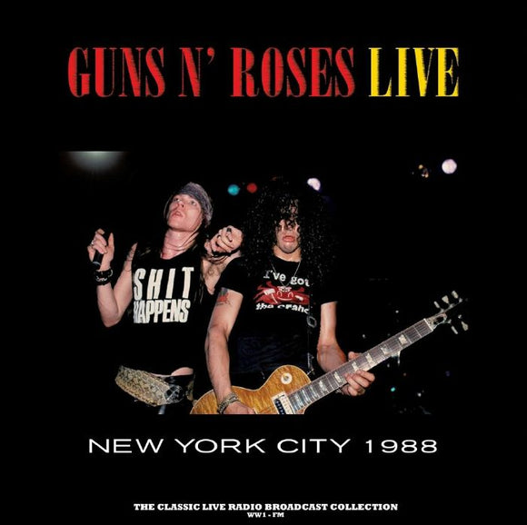 GUNS N' ROSES - Live In New York City 1988 (Yellow Vinyl)